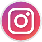 Instagram logo with gradient background